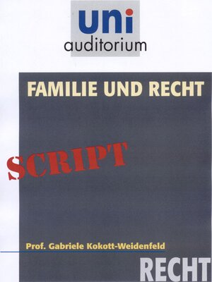 cover image of Familie und Recht
